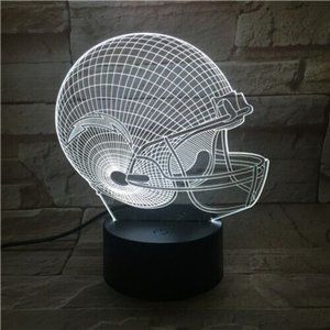 NFL Los Angeles Chargers  Football Helmet 3D Light